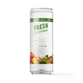200mg Strawberry Sunset THC Seltzer - D9 Nano - Fresh
