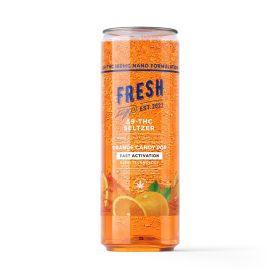 100mg Orange Candy Pop THC Seltzer - D9 Nano - Fresh