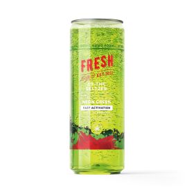 100mg Neon Green THC Seltzer - D9 Nano - Fresh