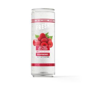 300mg Raspberry THC Seltzer - D8 Nano - Fresh