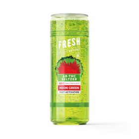 300mg Neon Green THC Seltzer - D8 Nano - Fresh