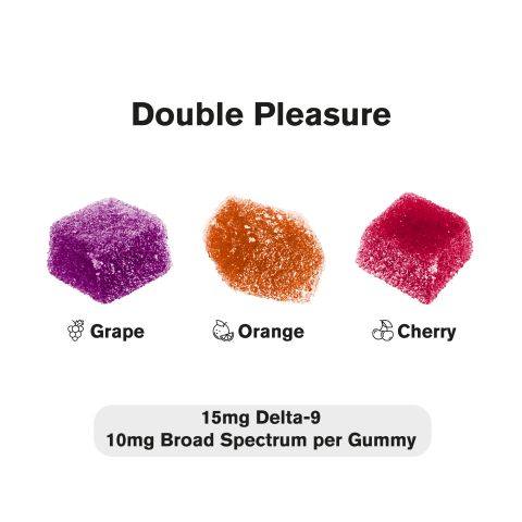25mg Double Pleasure Blend - D9 & Broad Spectrum CBD - Thumbnail 4