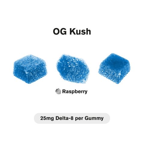 25mg Delta 8 + Live Resin Gummies - OG Kush - Hybrid - Thumbnail 4