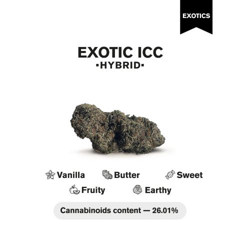 Exotic ICC Flower - THCA - Hybrid - Thumbnail 4