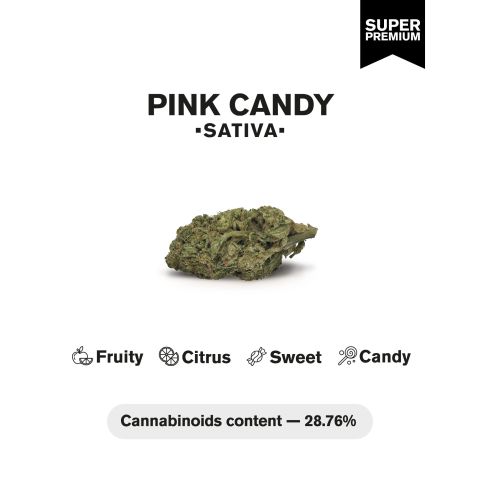 Pink Candy Flower - THCA - Sativa - Thumbnail 4