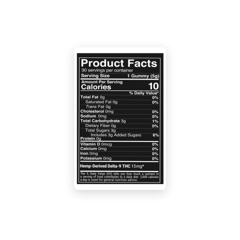 15mg Delta 9 Gummies - Grape - Thumbnail 9