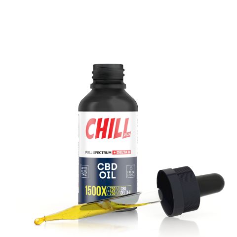 1,500mg D8 & Full Spectrum CBD Oil - Thumbnail 1