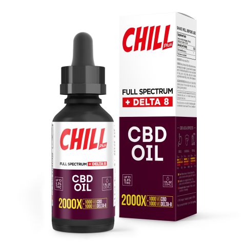 2,000mg D8 & Full Spectrum CBD Oil - Thumbnail 2