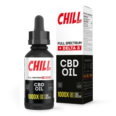 1,000mg D8 & Full Spectrum CBD Oil - Thumbnail 2
