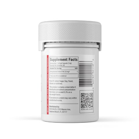 25mg Delta 8 Soft Gel Capsules - 60ct - Chill Plus - Thumbnail 9