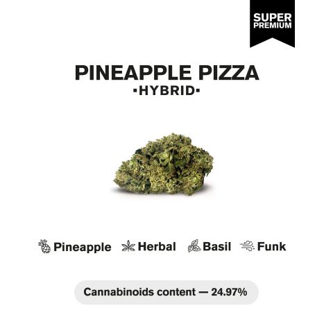 Pineapple Pizza Flower - THCA - Hybrid - Thumbnail 4