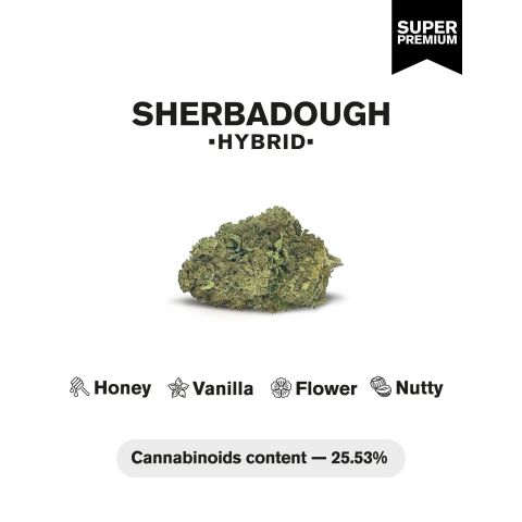 Sherbadough Flower - THCA - Hybrid - Thumbnail 4