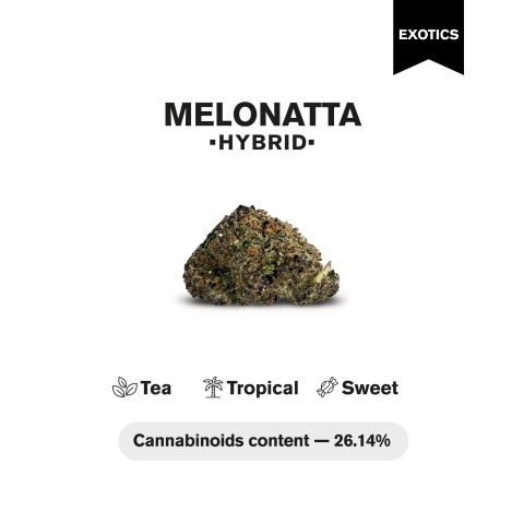 Melonatta Flower - THCA - Hybrid - Thumbnail 4