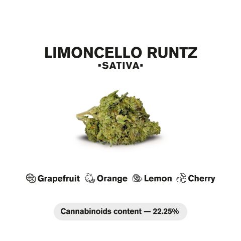 1.5g Limoncello Runtz King Size Pre-Roll - Sativa - THCA - 1 Joint - Thumbnail 5