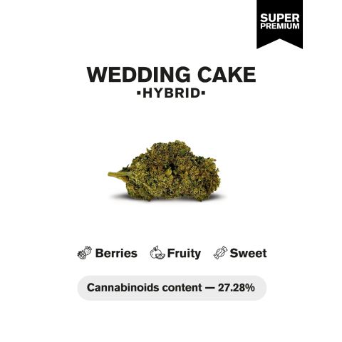 Wedding Cake Flower - THCA - Indica - Thumbnail 5