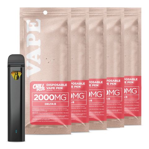 2,000mg Delta 8 Vape Pens Bundle - Chill Plus - Thumbnail 1