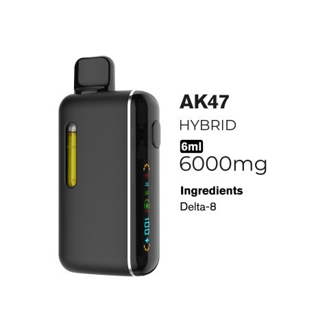 6000mg D8 Vape Pen - AK47 - Hybrid - 6ml - Thumbnail 4