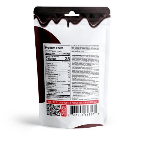 100mg Dark Chocolate Waffle Cones - D8 & THCP - Thumbnail 8