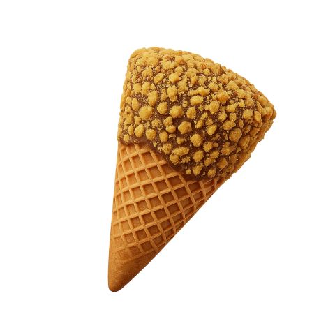 100mg D8, THCP Waffle Cones - Peanut Butter + Milk Chocolate - Thumbnail 1