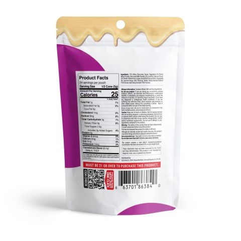 100mg White Chocolate Waffle Cones - D8 & THCP - Thumbnail 8