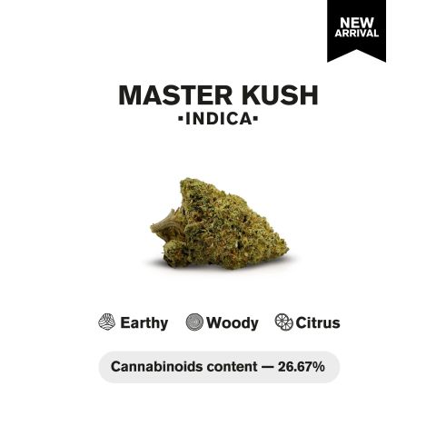 Master Kush Flower - THCA - Indica - Thumbnail 4