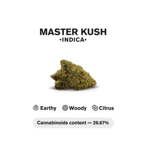 0.5g Master Kush Mini Pre-Roll - Indica - THCA - 5 Joints - Thumbnail 5