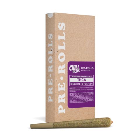 1.5g Wedding Cake King Size Pre-Roll - Indica - THCA - 5 Joints - Thumbnail 3