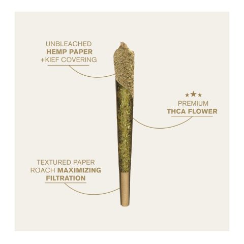 1.5g Kief Pre-Roll - Hybrid Blend - THCA - Thumbnail 2