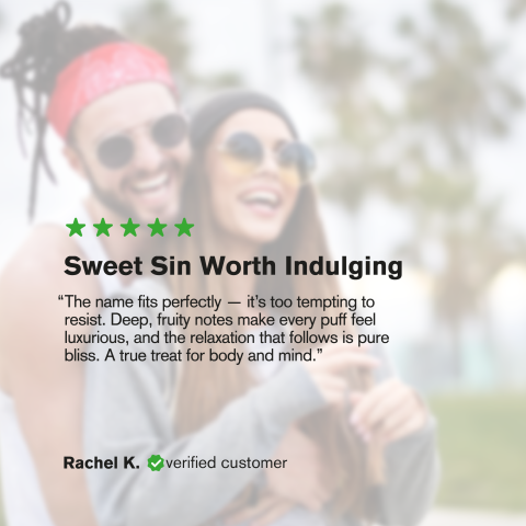 0.5g Forbidden Fruit Mini Pre-Roll - Indica - THCA - 5 Joints - Thumbnail 10