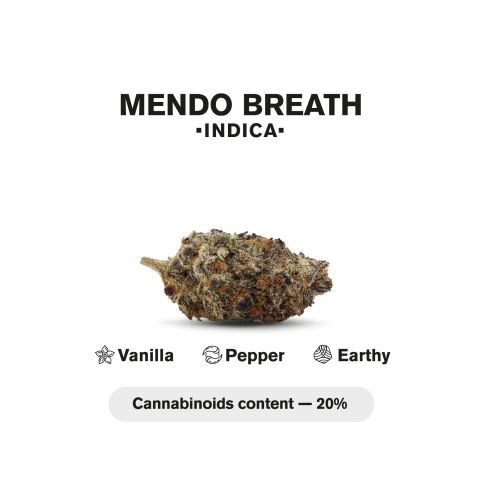 0.5g Mendo Breath Mini Pre-Roll - Indica - THCA - 5 Joints - Thumbnail 5