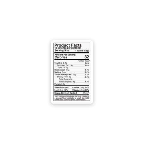 600mg Milk Chocolate & Cookies Bar - Delta 8 - Thumbnail 8