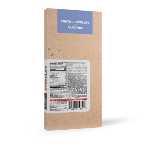 1,200mg White Chocolate & Almonds Bar - Delta 8 - Thumbnail 7