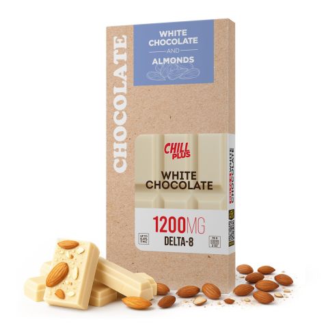 1,200mg White Chocolate & Almonds Bar - Delta 8 - Thumbnail 8
