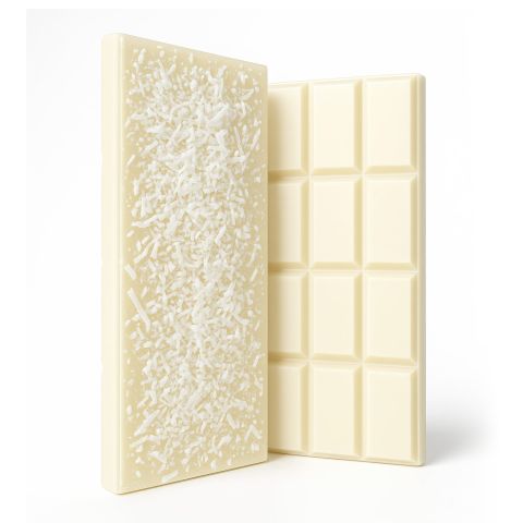 1,200mg White Chocolate & Coconut Flakes Bar - Delta 8 - Thumbnail 1