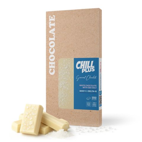 600mg White Chocolate & Sea Salt Bar - Delta 8 - Thumbnail 2