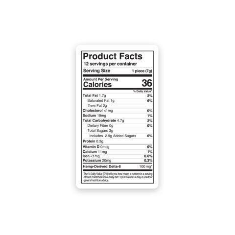 1,200mg White Chocolate & Pretzels Bar - Delta 8 - Thumbnail 8