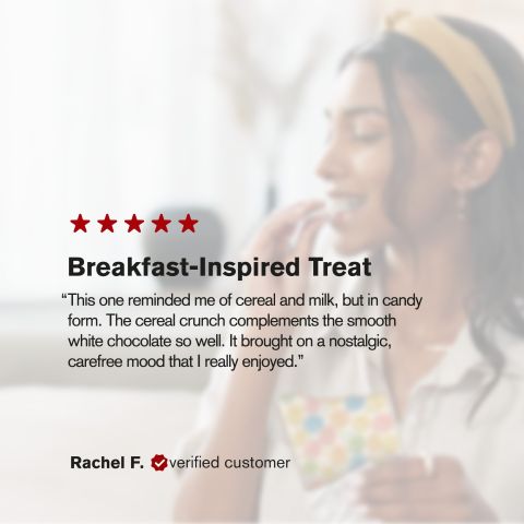 600mg White Chocolate w/ Cereal & Sprinkles Bar - Delta 8 - Thumbnail 6