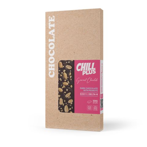 600mg Dark Chocolate & Peanuts Bar - Delta 8 - Thumbnail 3