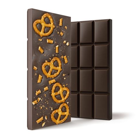 600mg Dark Chocolate & Pretzels Bar - Delta 8 - Thumbnail 1