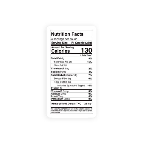 100mg Delta 8 - Birthday Cake Cookie - Thumbnail 9