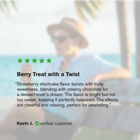 200mg Strawberry Shortcake Waffle Cones - D8 & THCP - Thumbnail 6