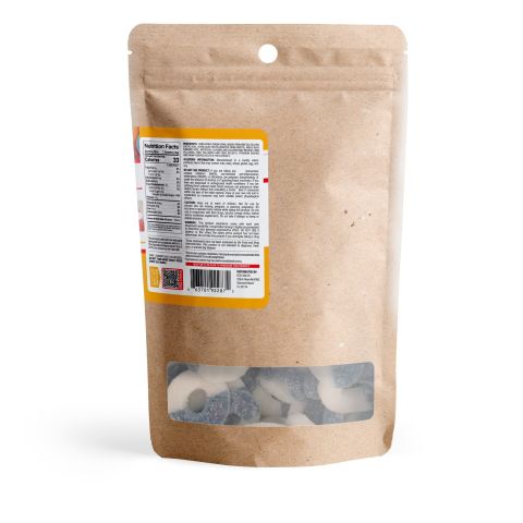 100mg Delta 8 Gummies - Sour Blue Raspberry Rings - Thumbnail 11
