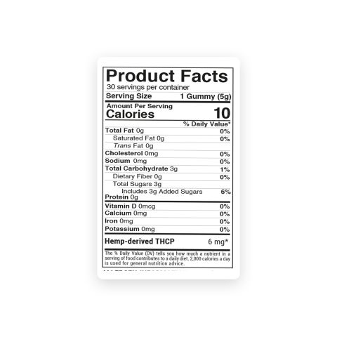 6mg THCP Gummies - Blueberry - Thumbnail 11