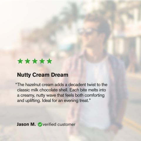 20mg Hazelnut Cream + Milk Chocolate Waffle Cones - Delta 9 - Thumbnail 7