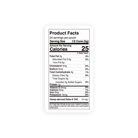 20mg Strawberry + White Chocolate Waffle Cones - Delta 9 - Thumbnail 9