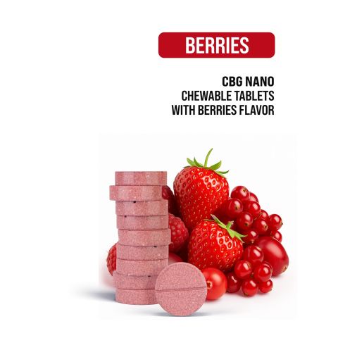 25mg CBG Nano Tablets - Berries - Chill Plus - Thumbnail 5
