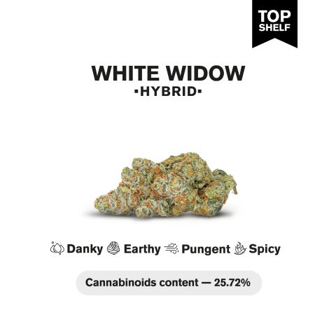 White Widow Flower - THCA - Hybrid - Thumbnail 3