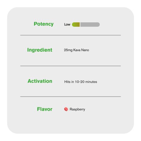 25mg Kava Nano Tablets - Raspberry - Chill Plus - Thumbnail 6