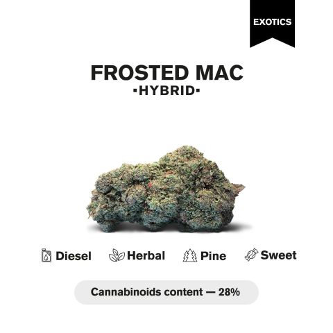 Frosted Mac Flower - THCA - Hybrid - Thumbnail 3