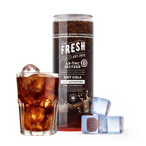 100mg Diet Cola THC Seltzer - D9 Nano - Fresh - Thumbnail 2